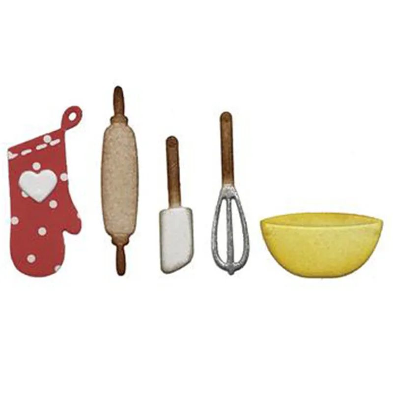 

InLoveArts Kitchen Tools Dies Metal Cutting Dies New 2019 for Card Making Scrapbooking Making Embossing Cut Stencil Craft Dies