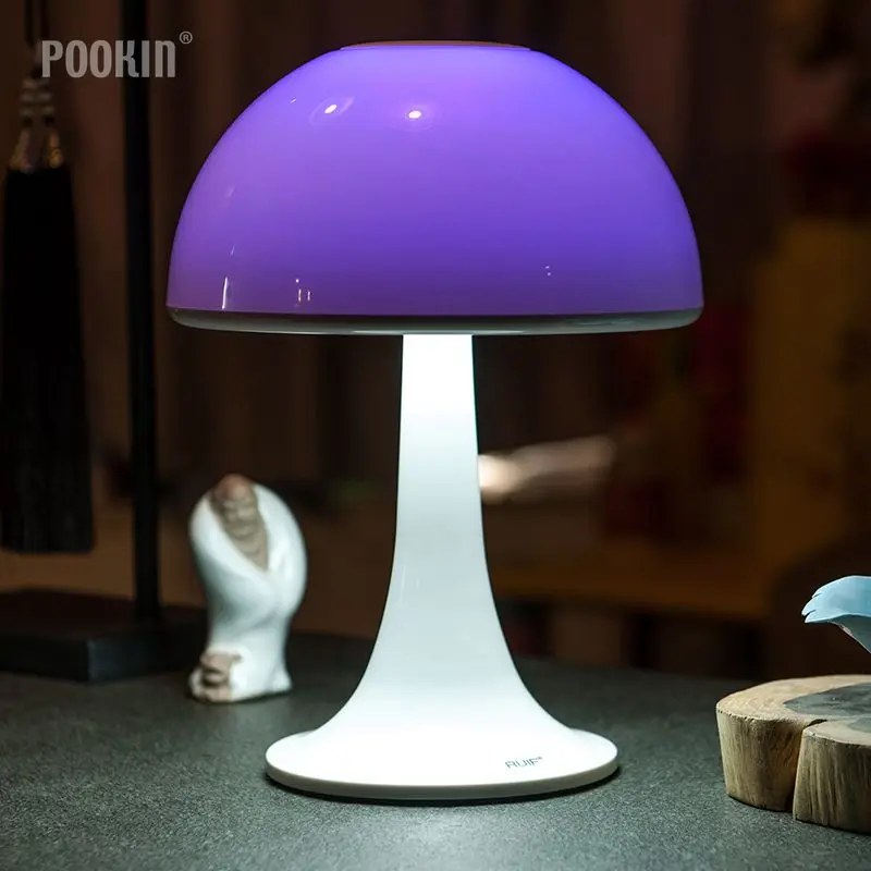 Living Color Rechargeable LED Table Lamp Touch Control Adjustable Brightness & Color kids Eye Protection Reading Light