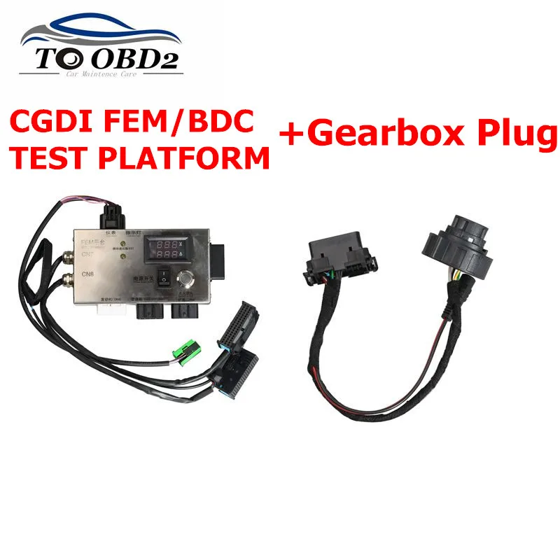 Для BMW FEM/BDC F20 F30 F35 X5 X6 I3 CGDI FEM/BDC тест на платформе работать вместе с CGDI Gearboc разъем для BMW и VVDI2