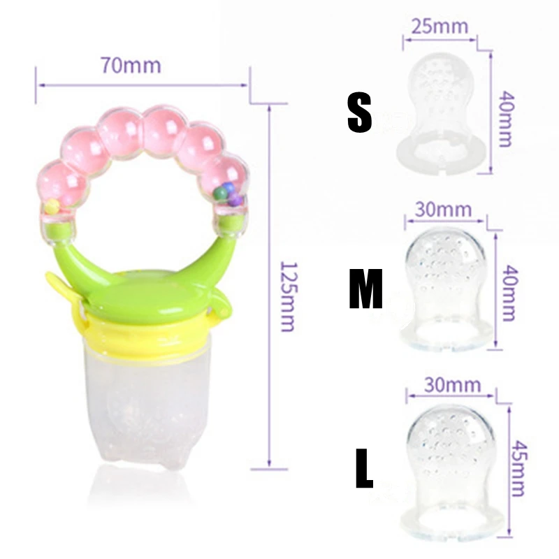 Силиконовая соска для младенца Фидер фрукты овощи Кормление соска-пустышка соска погремушка Кормление игрушка Детские принадлежности кормушка