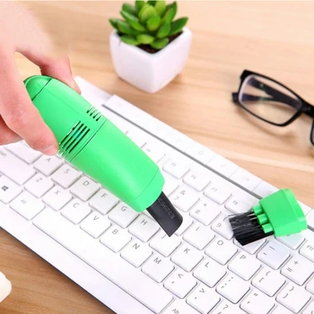 

USB small vacuum cleaner Keyboard Brush Vaccum Cleaner for PC Laptop Desktop Dust Collector Computer Clean Tool