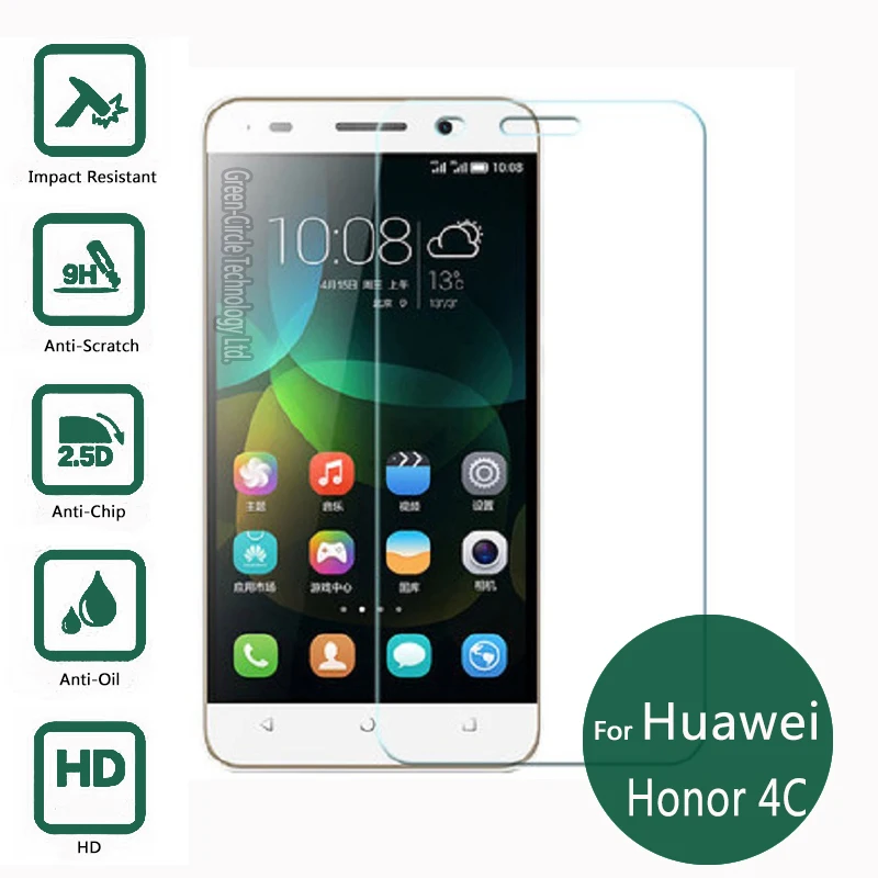 For Huawei Honor 4C Tempered Glass Screen Protector 2.5 9h Safety Protective Film on G Play mini CHM-U01 Dual | Мобильные телефоны