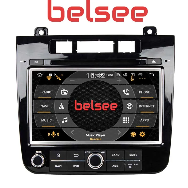 Sale Belsee Octa Core Ram 4GB Android 8.0 GPS Navigation DVD Player System Radio for Volkswagen V W forTouareg 2011 2012 2013 2014 1