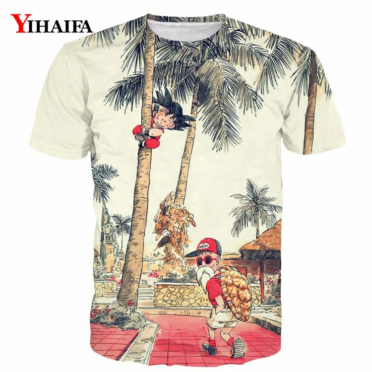 

New Men's Dragon Ball Z tshirt 3d T-shirt Anime Man T Shirt Funny Hip Hop Japanese Mens Clothes Vintage Gym Tops