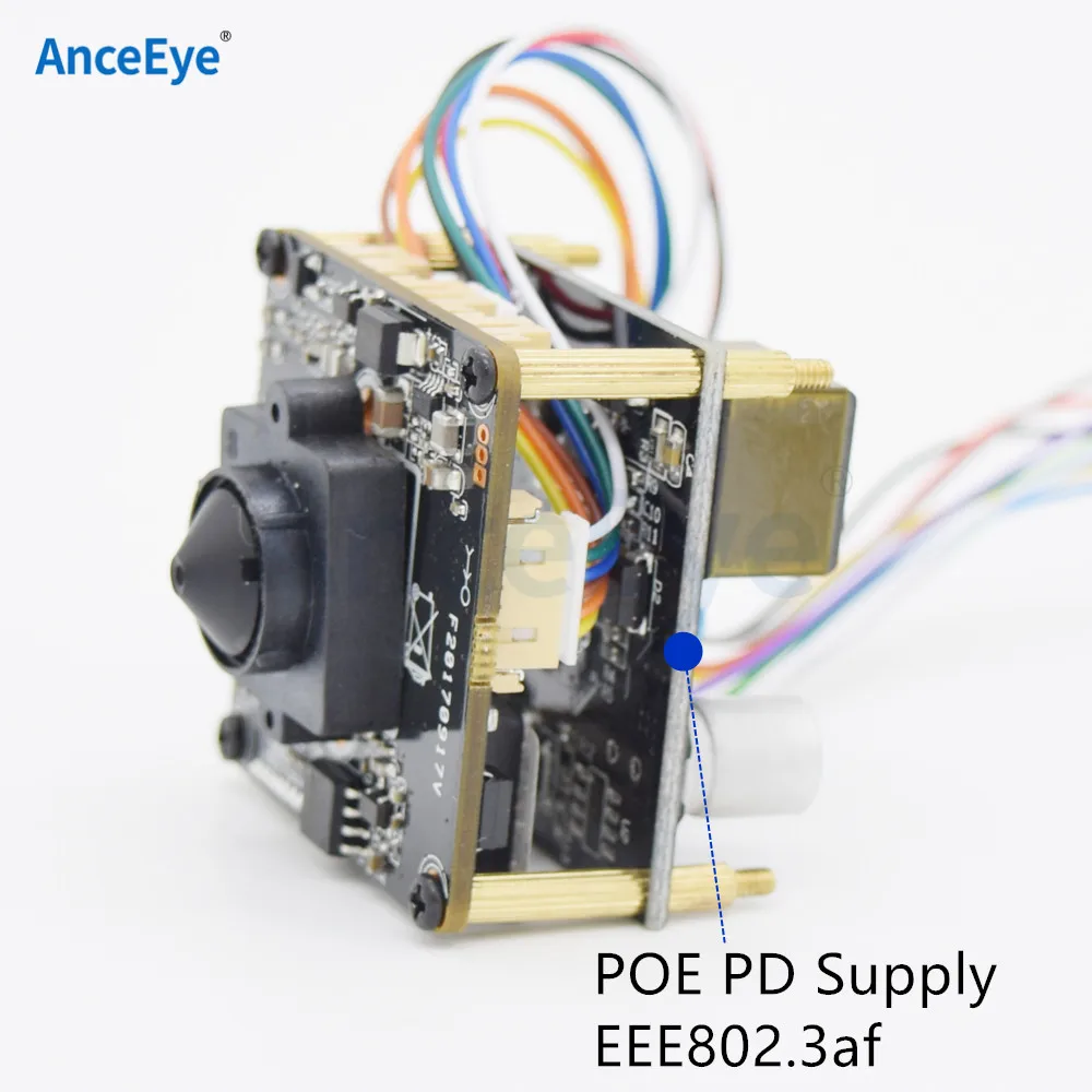 Мини камера видеонаблюдения AnceEye 1080P POE Домашняя мини веб модуль ONVIF P2P RTSP|Камеры
