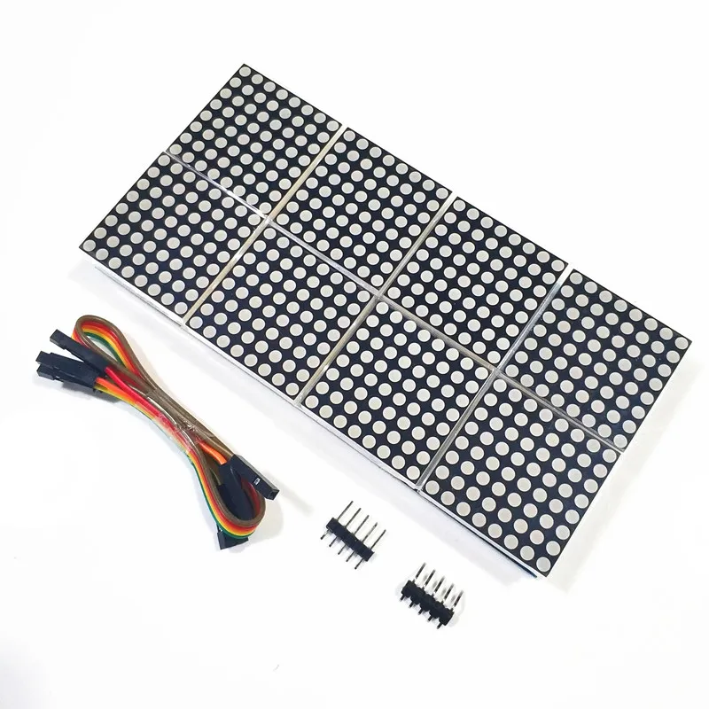 

MAX7219 dot matrix module 8 dot matrix 2*4 display module MCU control driver module