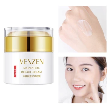 

Natural Six Peptide Moisturizer Hydrating Nourishing Tighten Skin Smooth Fine Lines Face Cream Long Lasting