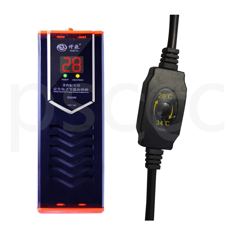 

aquarium high-power heater 500w 1000w electronic PTC heating rod auto switch off without water or too hot