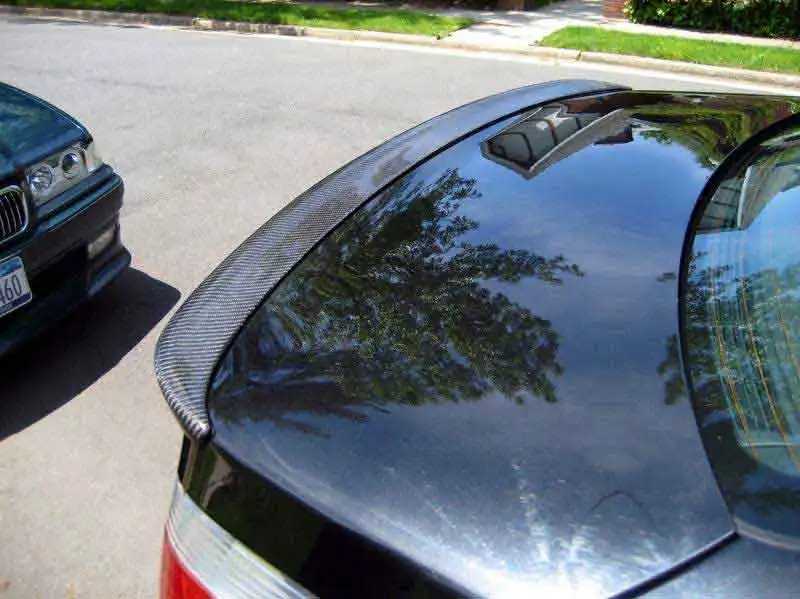 ACS REAL CARBON fiber REAR TRUNK SPOILER LIP fit for BMW E60 E61 M5