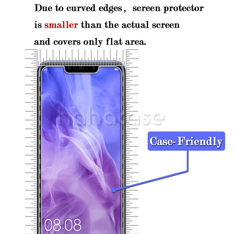 10 шт. 2.5D протектор экрана из закаленного стекла для huawei Y9 Y7 Pro Prime P Smart Plus Enjoy 9 9E 9S 9H Guard с новой упаковкой