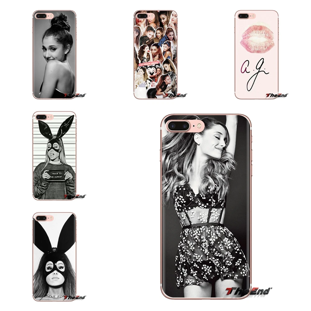 Soft Transparent Cases Covers For LG G3 G4 Mini G5 G6 G7 Q6 Q7 Q8 Q9 V10 V20 V30 X Power 2 3 K10 K4 K8 2017 Cat Ar Ariana Grande |