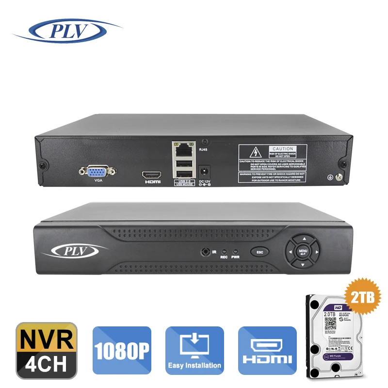 Full HD 1080 P CCTV NVR 4CH 8CH для IP Камера Onvif H.264 HDMI сети видео Регистраторы 4 канала