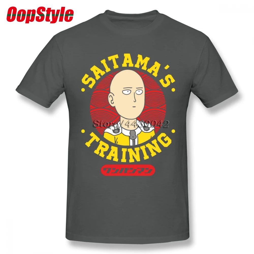 Punch Hero Training Anime One Punch Man T shirt For Men Summer Short