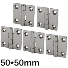 50*50 мм нержавеющая сталь 316 Высокая зеркальная морская квадратная петля дверная петля для лодки зеркальная полированная лодка/яхта квадратная петля 5 шт