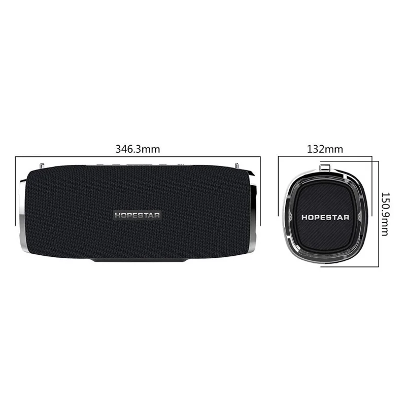 HOPESTAR A6 Bluetooth Колонка 35 Вт тяжелый бас компьютер ТВ Саундбар водонепроницаемый