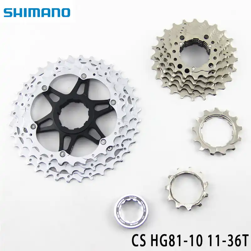 Shimano Deore Slx Cassette Hg81 10 Cassette Mountain Bike Mtb 10 Speed 11 36t Cs Hg81 10 Freewheel Cogs Bicycle Freewheel Aliexpress