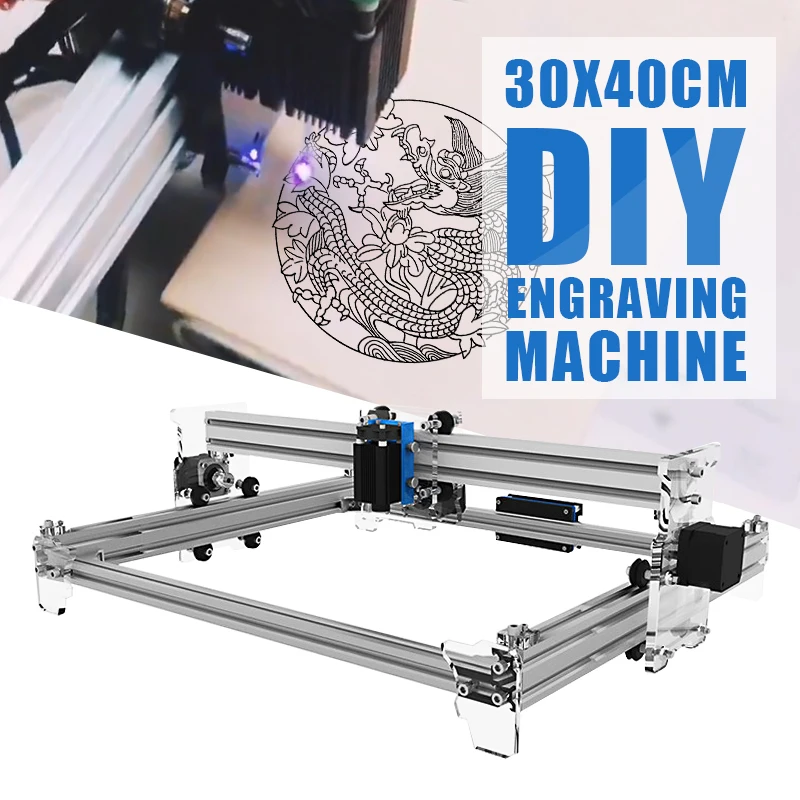

2500mW DIY 30x40cm Laser A3 Pro Laser Engraving Machine CNC Laser Printer DIY Laser Engraver Equipment Wood Router