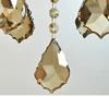 Pendentif à lustre en cristal en forme de feuille d'érable, pièces de lustre, couleur champagne, 38mm, 100 pièces/lot, livraison gratuite ► Photo 1/3