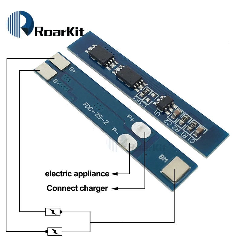 2S 3A литий-ионная литиевая батарея 7,4 v 8,4 V 18650 Защитная плата для зарядного устройства bms pcm для литий-ионного аккумулятора lipo