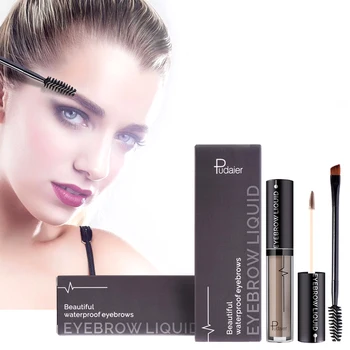 

1 Set Eyebrow Cream And Brush Set Waterproof Long-lasting Eye Brow Makeup 24 Hours No Fade Semi-permanent Eyebrow Enhancer