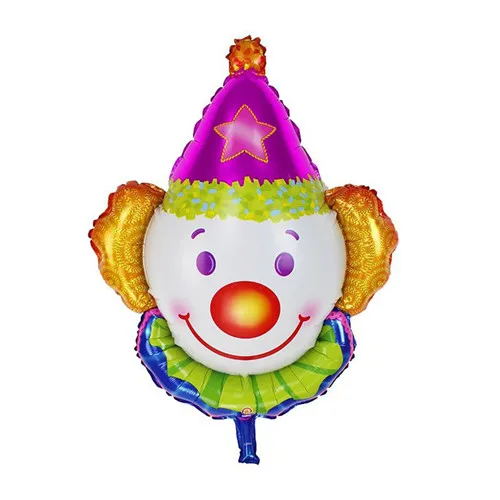 1 шт. воздушные шары из фольги большой размер цирк в форме клоуна с днем рождения Свадебные Рождественские украшения поставки детский балон