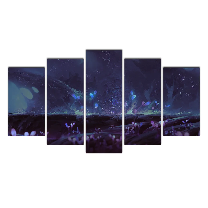 

Canvas wall art canvas painting 5 pieces decoration home landscape wall ictures for living room HD print