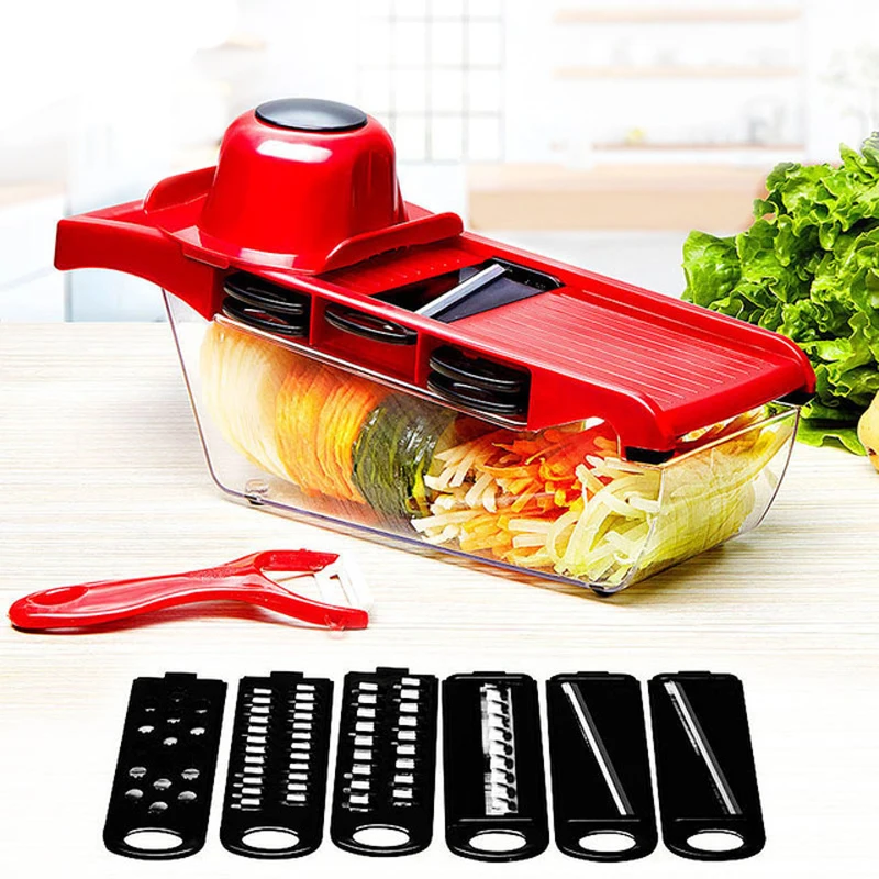 

Kitchen Mandoline Slicer Vegetable Cutter Chopper Dicer As Seen On TV