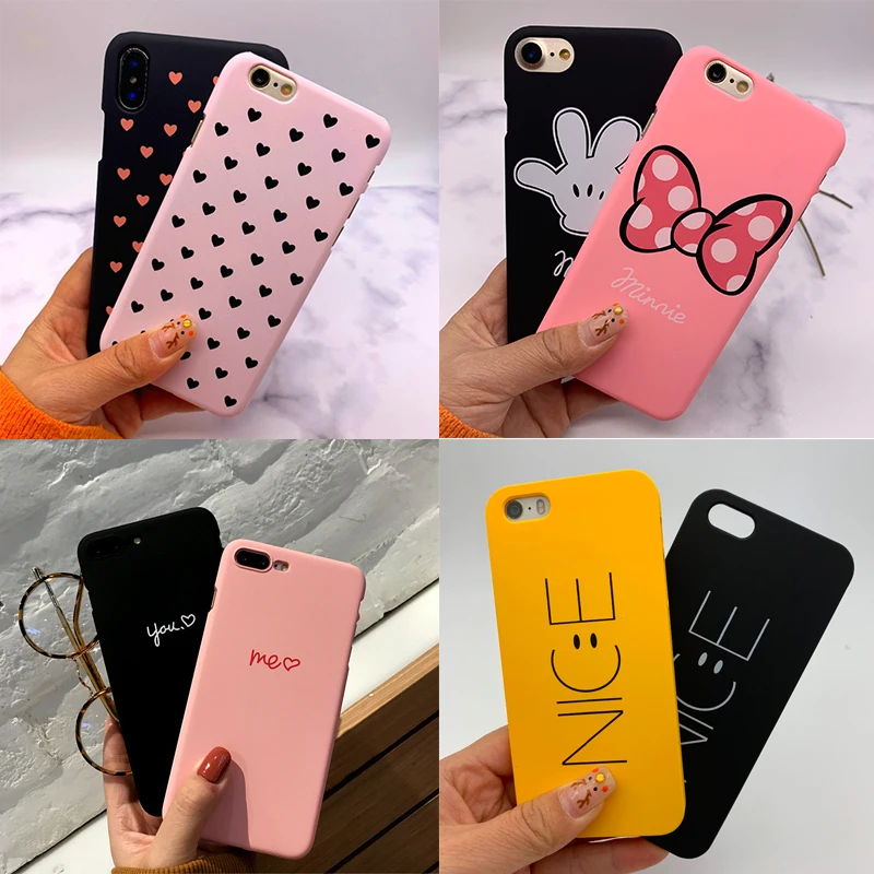 XINDIMAN Hard PC cover for iphone 5 5s case ultra thin 7 7plus 8 8plus iphoneX 6 6S 6plus XS XR XSMAX |