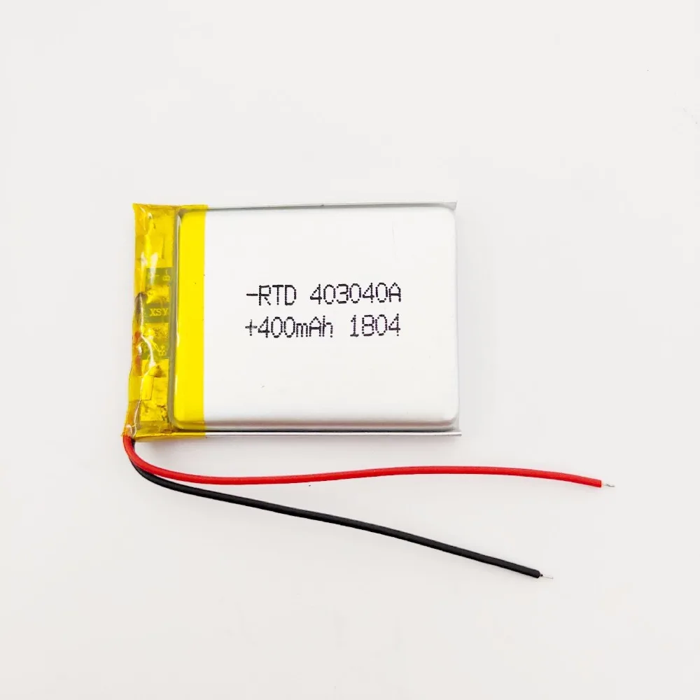 403040/400 mah 3,7 V литий-ионная Bluetooth колонка, батарея с блокировкой отпечатков пальцев резервная батарея электронные весы электрическая игрушка общее