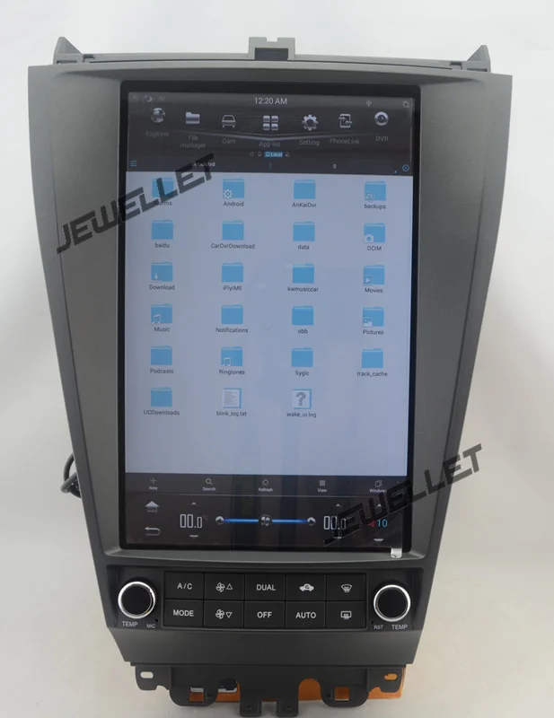 Discount 12.1" tesla style vertical screen android 6.0 Quad core 32G Car GPS radio Navigation for Honda Accord 2003-2007 4