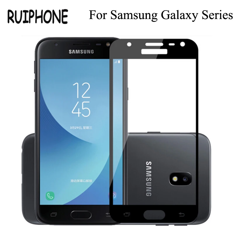 3D полное покрытие экрана протектор Закаленное стекло для Samsung Galaxy A3 A5 A7 2016 J3 J5 J7 2017