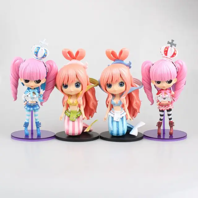Cheap 18cm Princess Shirahoshi Perona Anime One Piece Action Figure Big Eyes Girls Season Special Ver Model Collection Doll
