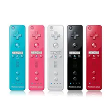 Для nintendo 2 в 1 для wiimote встроенный motion плюс Внутри Пульта дистанционного управления Для Wii Удаленного Motionplus С Силиконовой случае