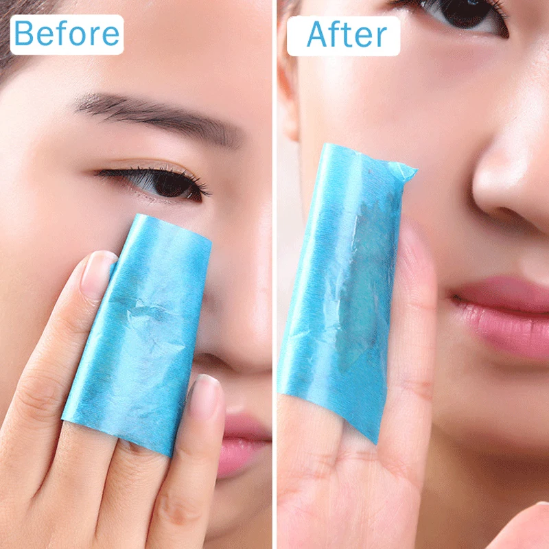 

Mabox 50 sheets Oil control film, Strong absorption, Face cleasing, Portable, Make up, Oil paper, Beautiful absorbing oil paper