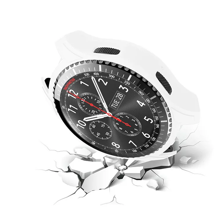 Чехол gear S3 Frontier для samsung Galaxy Watch 46 мм S 3 ремешок силиконовый чехол Защитный протектор Аксессуары для часов
