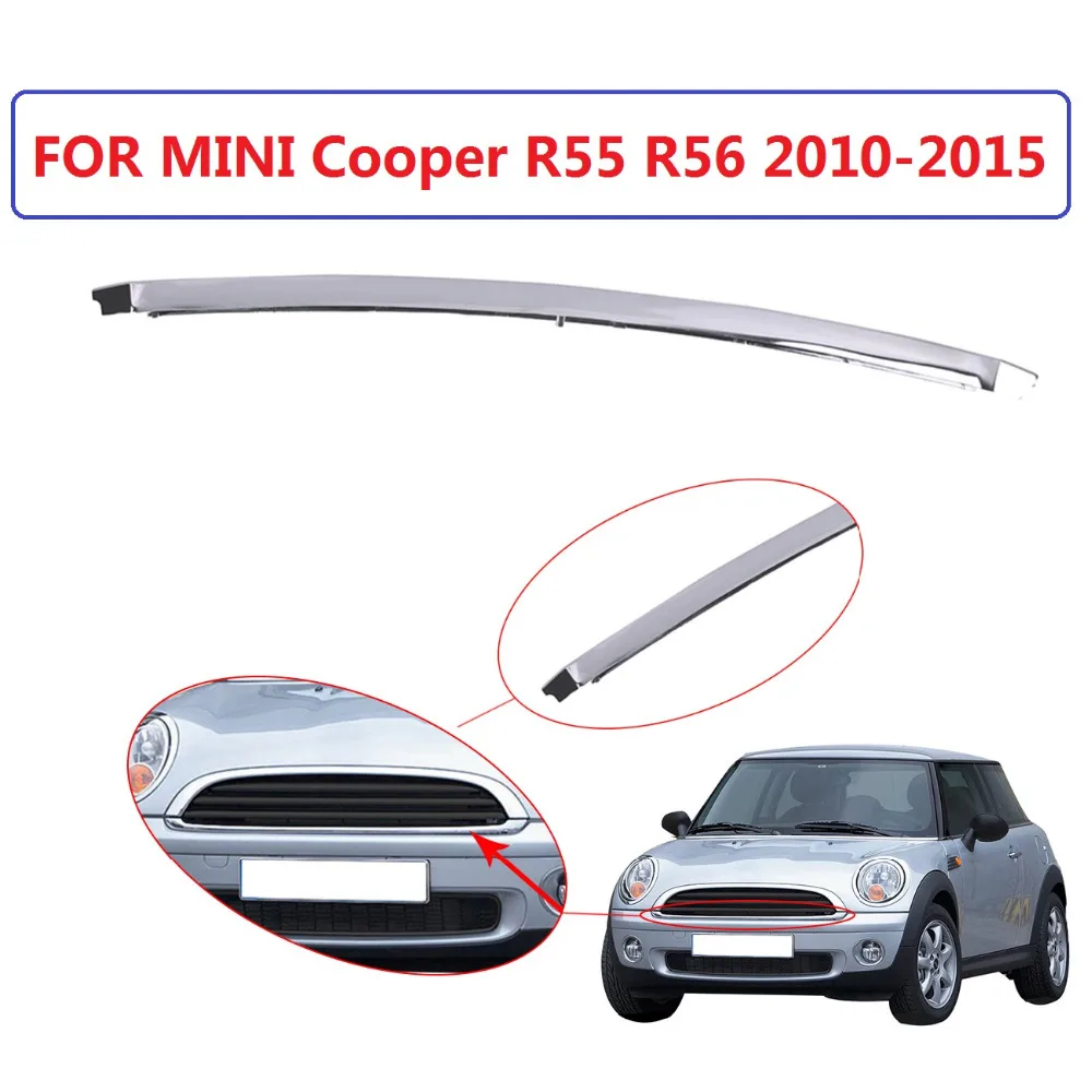1 Pcs For Mini Cooper R55 R56 2010-2015 Chrome Silver Front Bumper ...