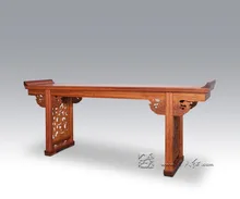 The Real Talent Phoenix With Top Flanges Chinese Head Desk Classical Furniture Burma Rosewood Court Office Table Worship Desks