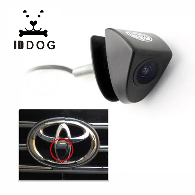 

IDDOG Car Camera IP68 Waterproof wide angle 520 TVL HD ccd Color for Toyota Front View Logo mark