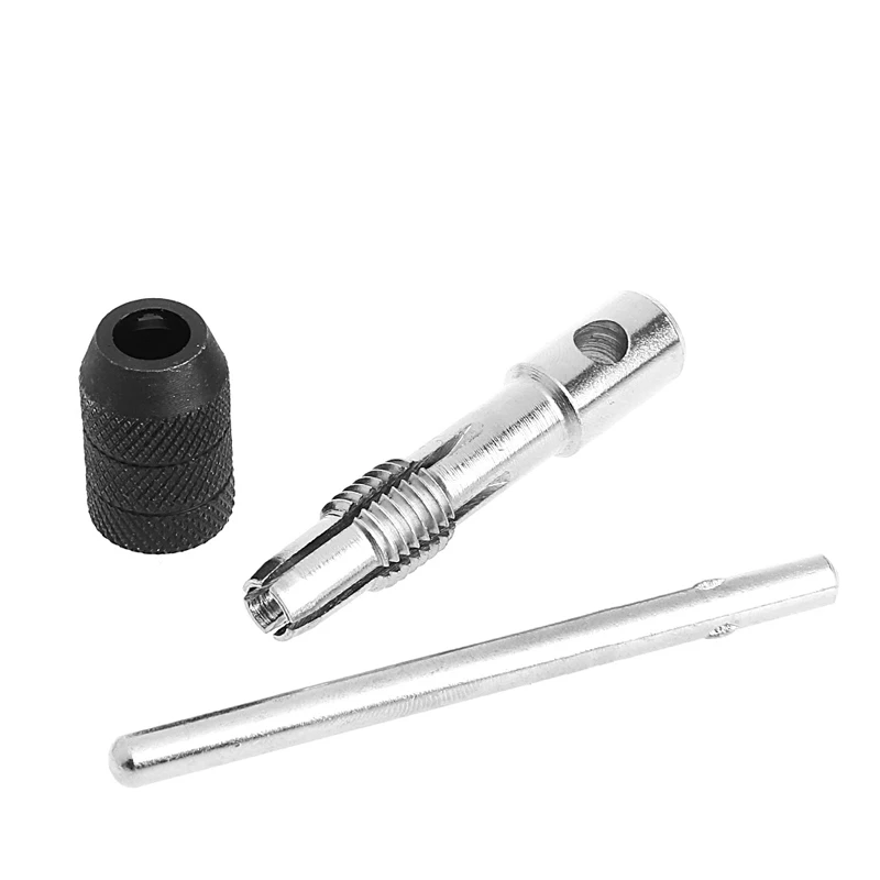 Hand Tap Set Screw Thread Taps + T- Wrench Reamer + M3-M6 Twist Drill Bits HSS Hand Tools