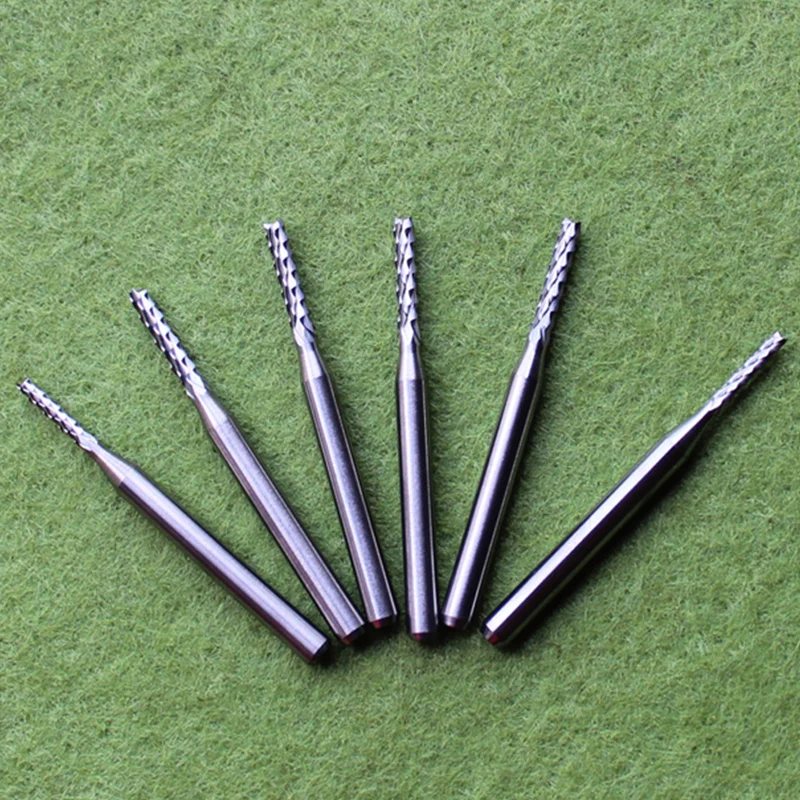 

10pcs Corn Teeth End Mill Milling Cutter Engraving CNC Router Bits Tools PCB Printed Circuit Board Cutter