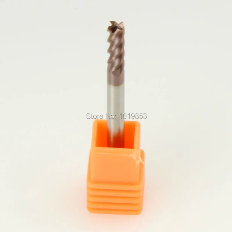 

SLONS S300-4x4x75L HRC55 tungsten solid carbide end mill for CNC milling machine