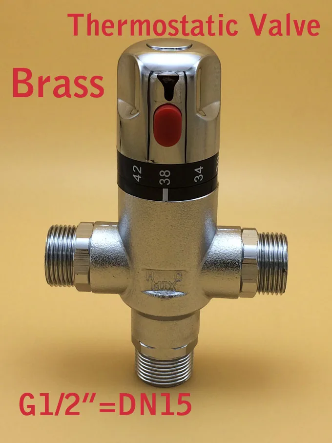 

G1/2"(DN15)Thermostatic Mixing valve, Auto-Thermostatic valve,Intelligence Temperature control valve