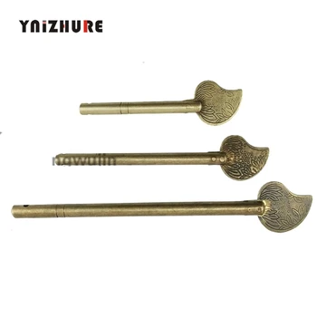 

Copper Straight Lock Bolt Chinese Furniture Hardware Brass Locking Closure Pin Cabinet Door Trunk Box Latch Copper