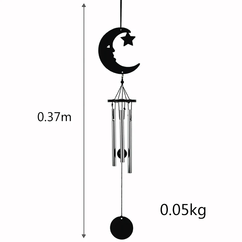 Qianyun украшения для дома и сада, китайские колокольчики и подвесные дверные украшения, настенный Декор для дома, металлические колокольчики, креативный подарок - Цвет: Moon
