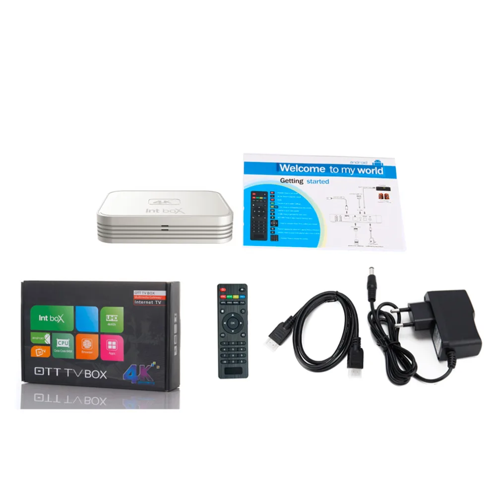 

Intbox I7 Amlogic S912 Octa Core Network Smart TV Box 2GB+8GB Home Entertainment Player Box For Android 6.0