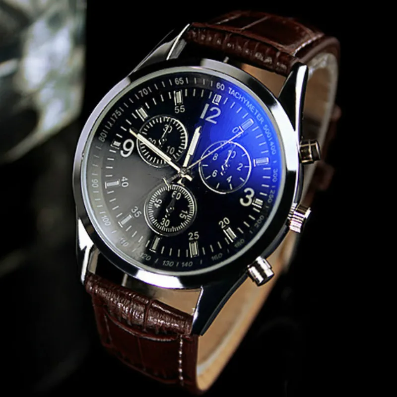 

New Fashion Men's Watches Luxury Quartz Sport Business Watches Male Great Black White Clock Gift High Quality Relojes de Hombre