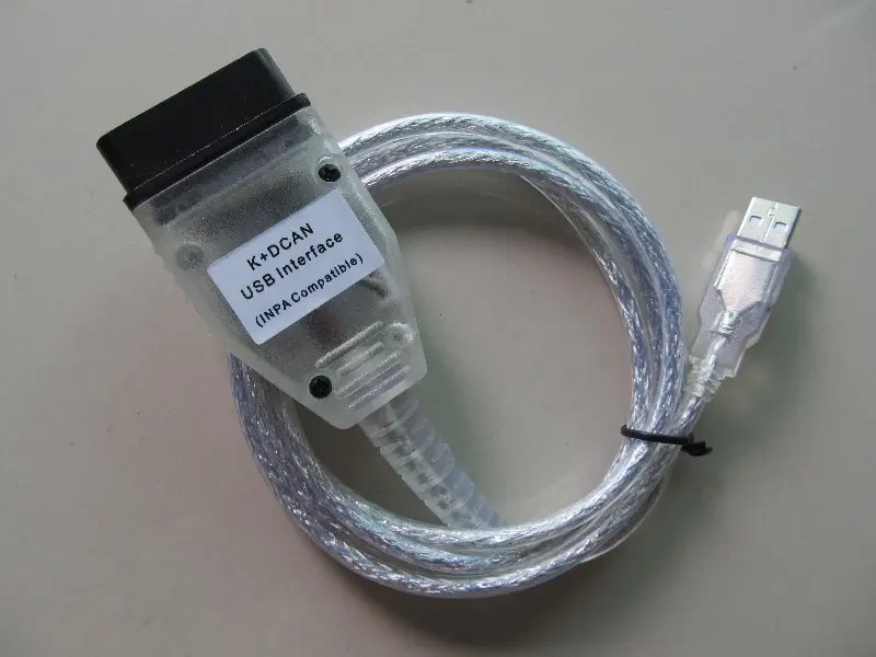 Диагностический кабель obd2 для телефона с интерфейсом USB inpa k + dcan obd 2|Кабели и