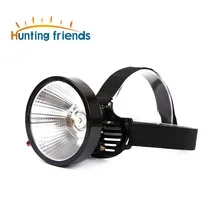 12 шт./лот(жидкокристаллический дисплей) 9-24 V T6 светодиодный налобный фонарь Внешний DC электрическая фара рассеянного освещения большой светодиодный прожектор лампы головного фонарик Сенсорный экран