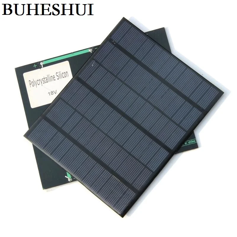 BUHUSHUI 3,5 Вт 18 в поликристаллические солнечные батареи для зарядки солнечные панели модуль для зарядки 12 В батареи DIY Солнечная система