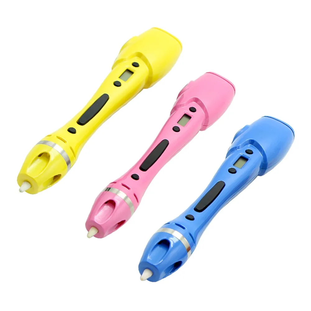 3d принтер Ручка для рисования Пластик ручка с 5V 2A адаптер OLED Дисплей 3 вида цветов пла-пластиковым наполнителем, 3D печать